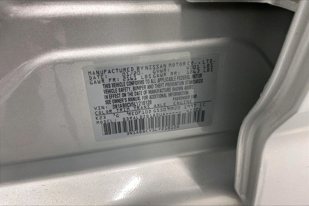 2020 Nissan Sentra SV
