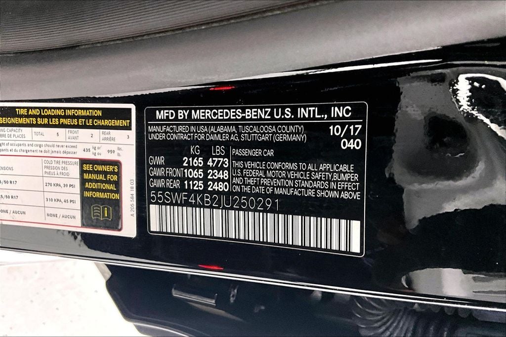 2018 Mercedes-Benz C-Class C 300 4MATIC®