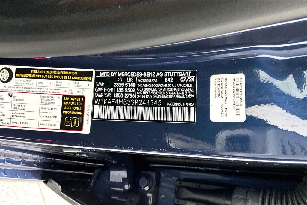 2025 Mercedes-Benz C-Class C 300 4MATIC®