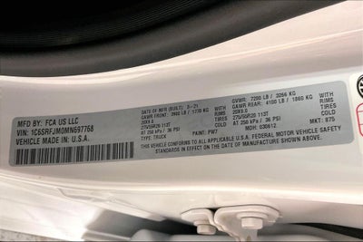 2021 RAM 1500 Laramie
