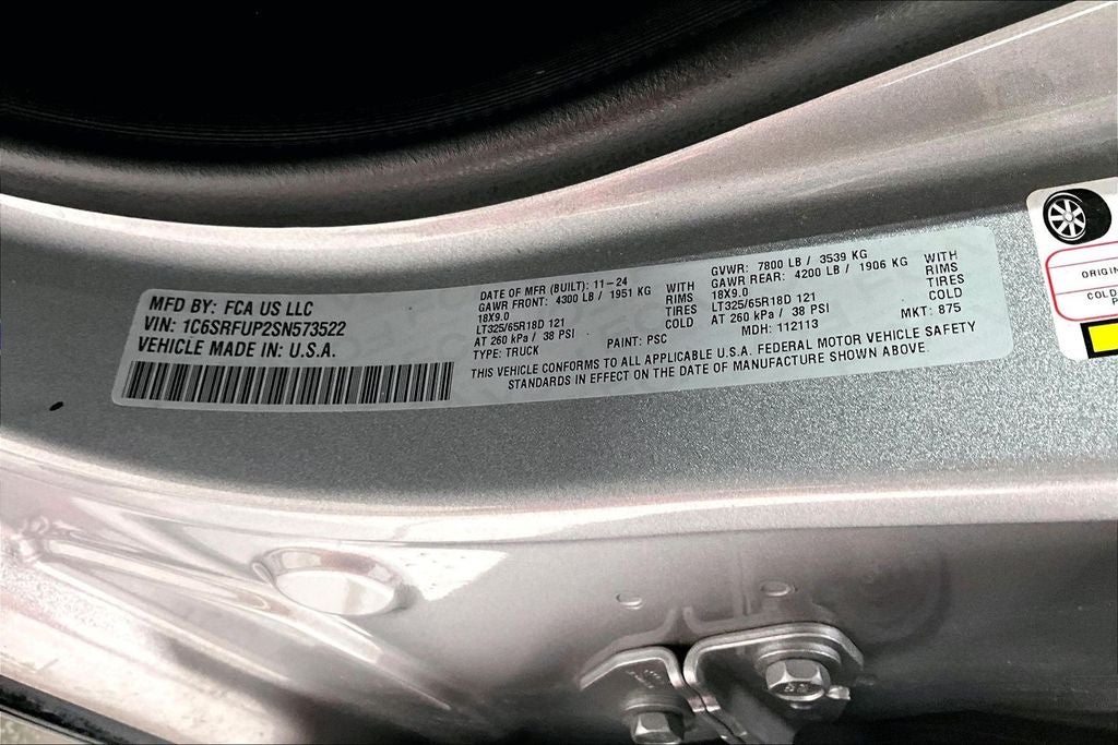 2025 RAM 1500 RHO