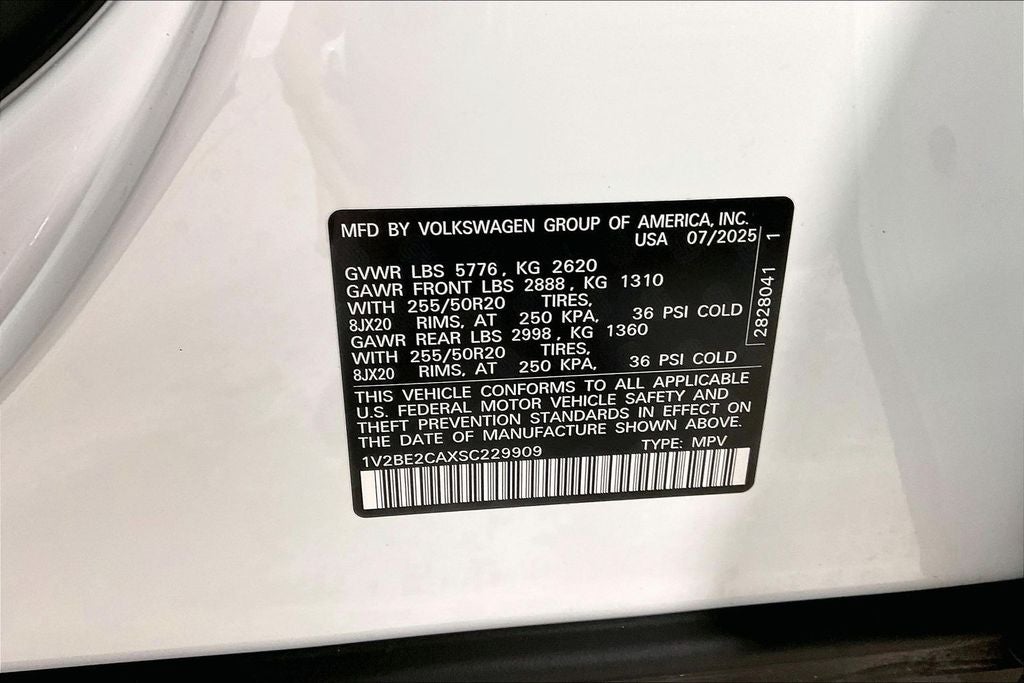 2025 Volkswagen Atlas Cross Sport 2.0T SEL