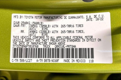 2023 Toyota Tacoma TRD Off-Road V6