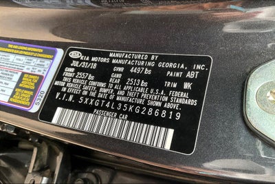 2019 Kia Optima S