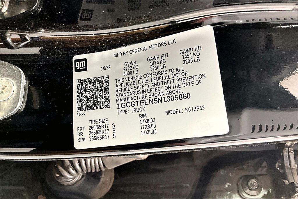 2022 Chevrolet Colorado ZR2