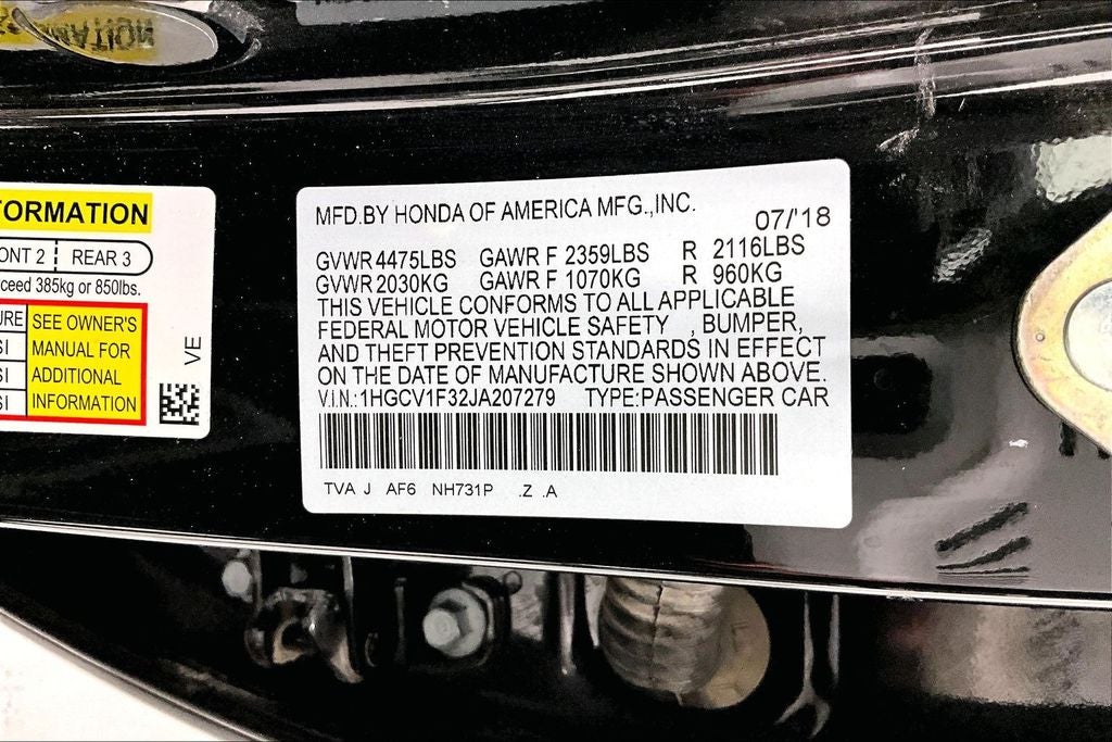 2018 Honda Accord Sport