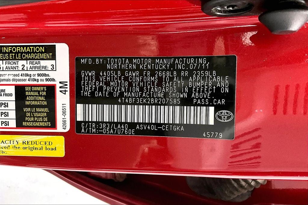 2011 Toyota Camry LE