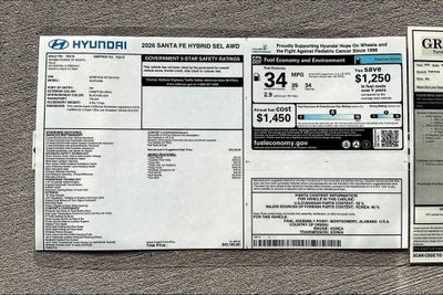 2026 Hyundai Santa Fe Hybrid SEL