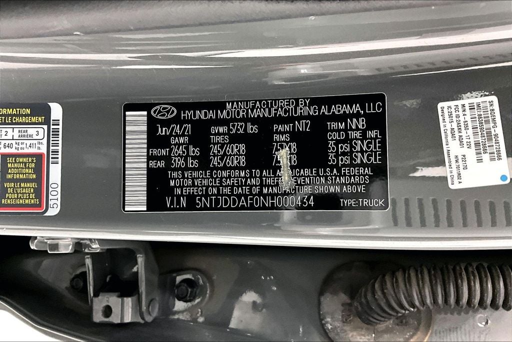 2022 Hyundai Santa Cruz SEL Premium