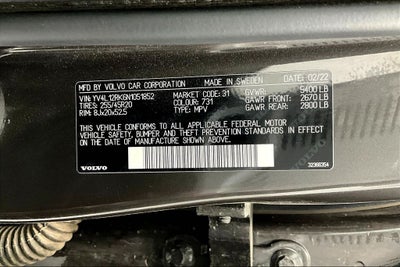 2022 Volvo XC60 B5 Momentum