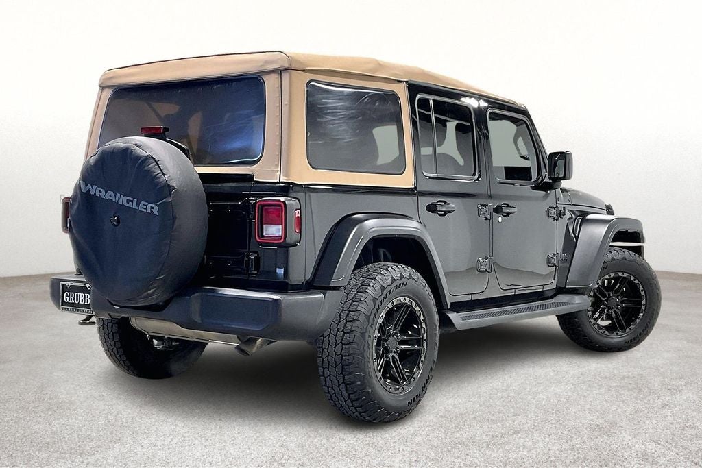 2020 Jeep Wrangler Unlimited Black and Tan 4x4