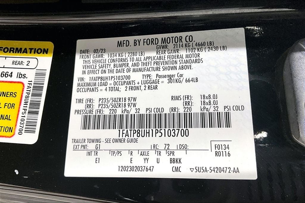 2023 Ford Mustang EcoBoost Premium Convertible