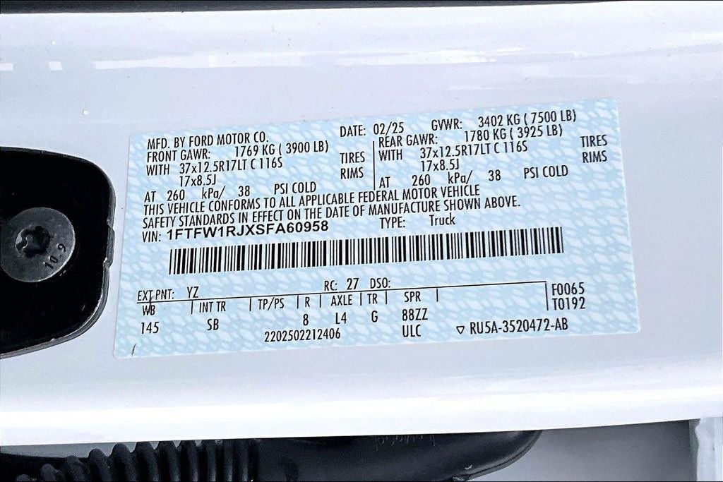 2025 Ford F-150 Raptor