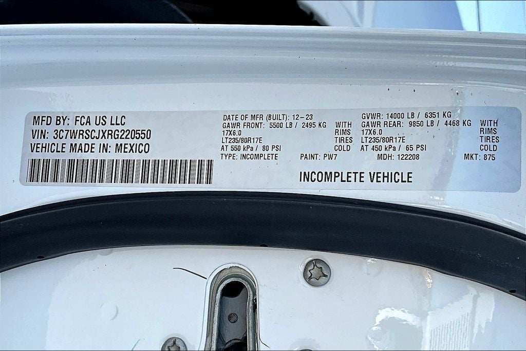 2024 RAM 3500 Chassis Tradesman