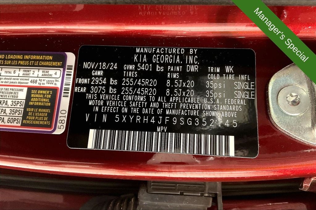 2025 Kia Sorento EX