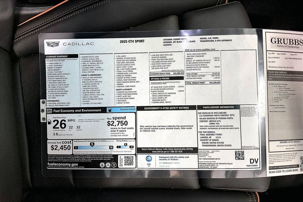 2025 Cadillac CT4 Sport - Photo 32