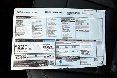 2025 Cadillac CT5 Premium Luxury
