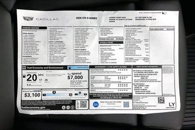 2026 Cadillac CT5-V V-Series