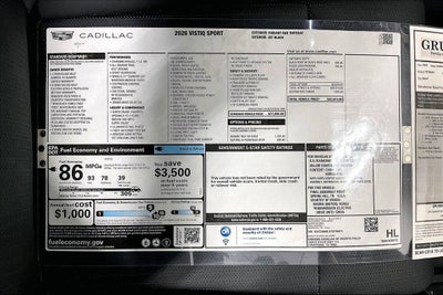 2026 Cadillac VISTIQ Sport