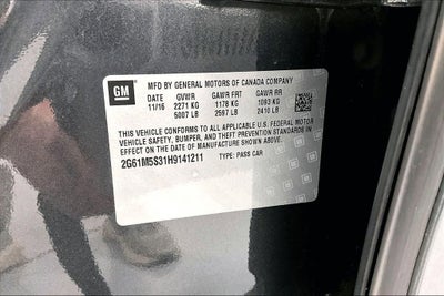 2017 Cadillac XTS Luxury