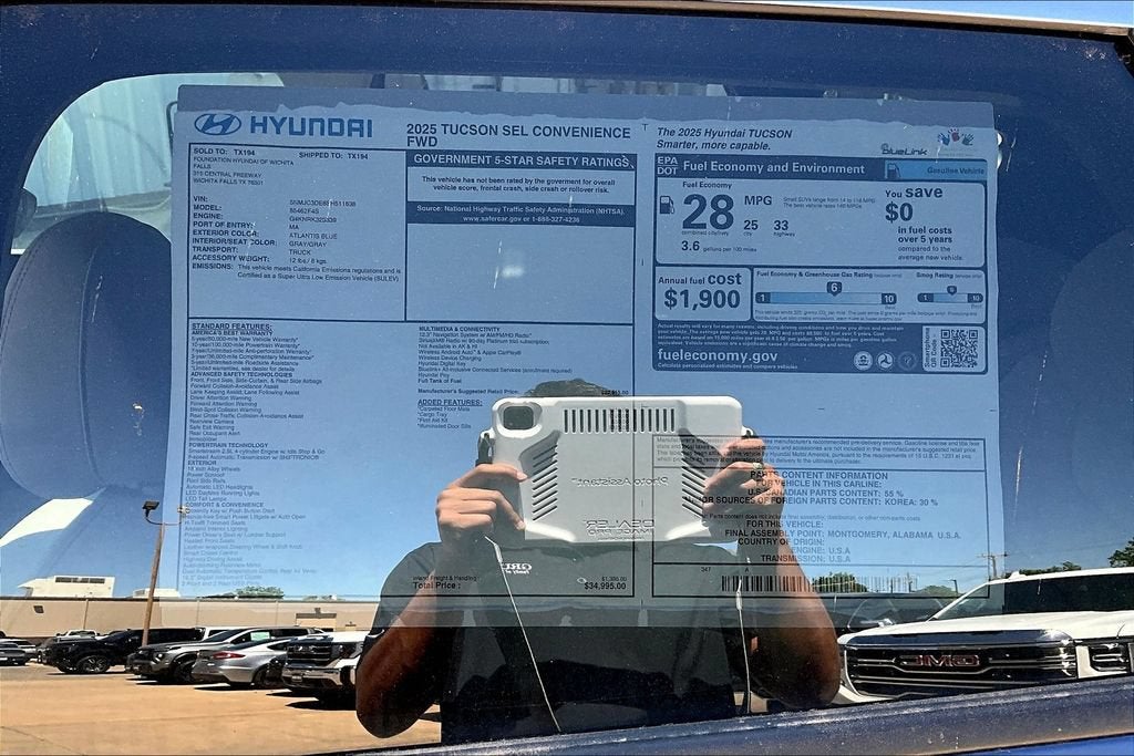 2025 Hyundai Tucson SEL Convenience
