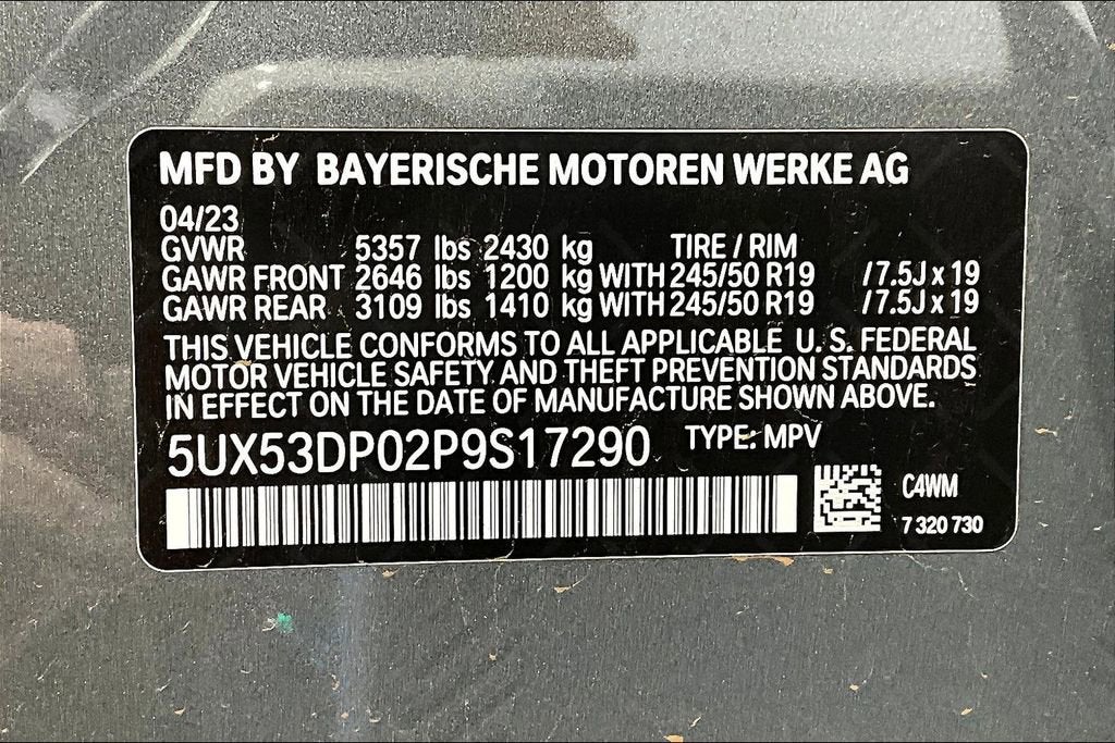 2023 BMW X3 xDrive30i