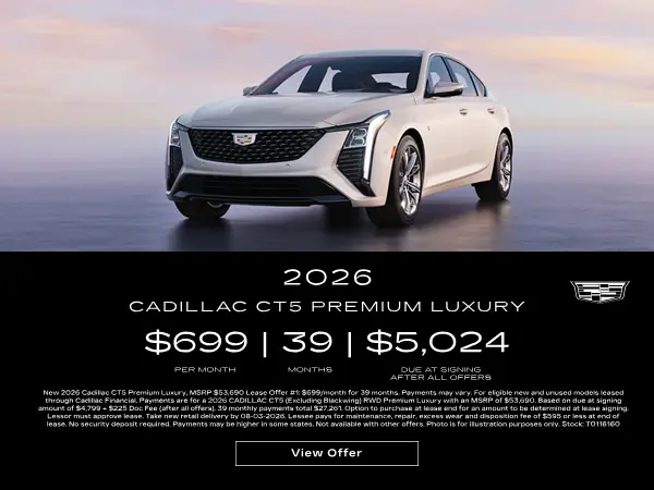 CT5 Lease Offer